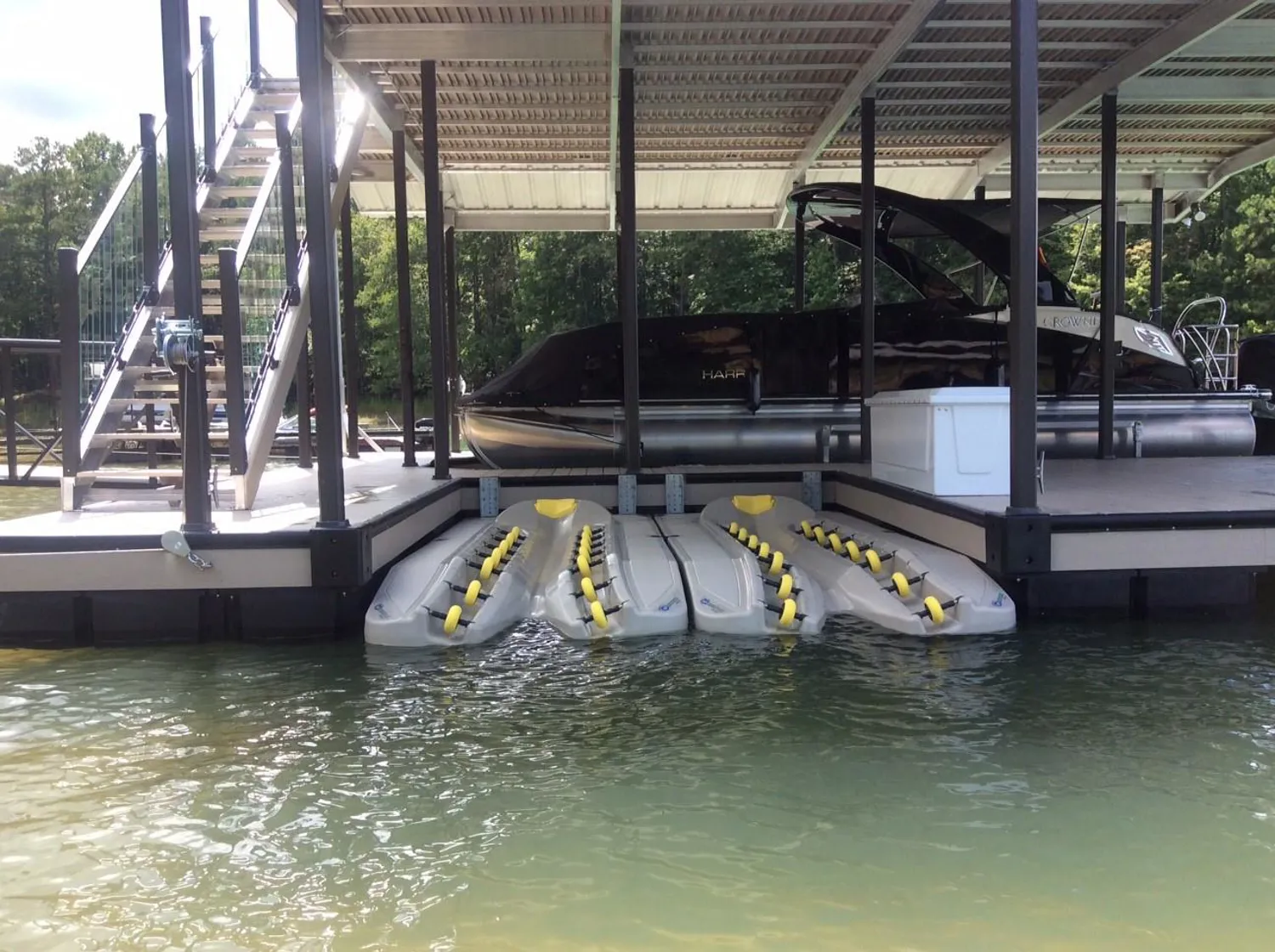 HydroPort Extreme | Foam-Filled Floating Jet Ski Dock | ShoreMaster