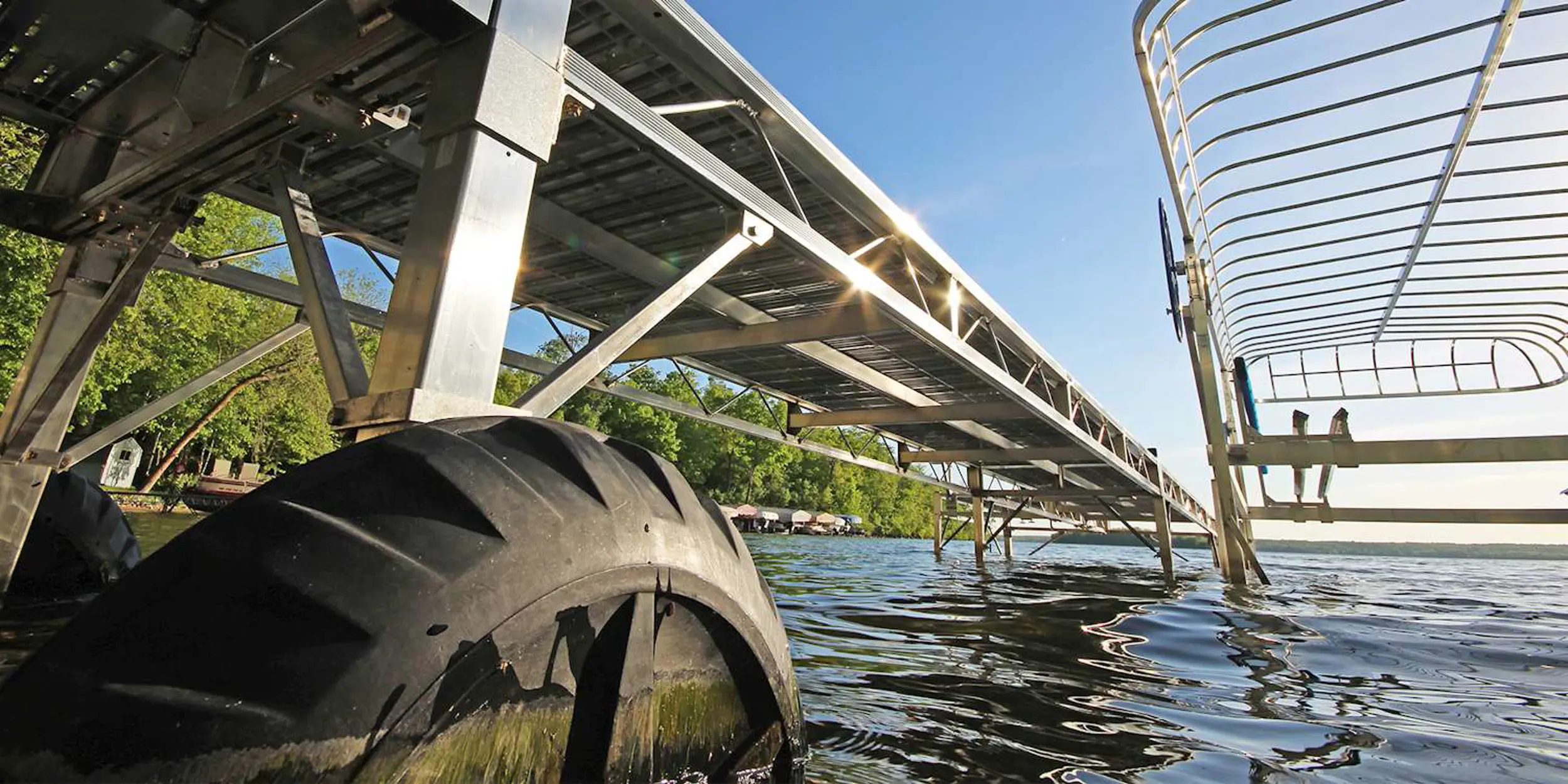 Infinite Rotation Dock Boat Docks & Lake Dock Systems | ShoreMaster Aluminum Docks