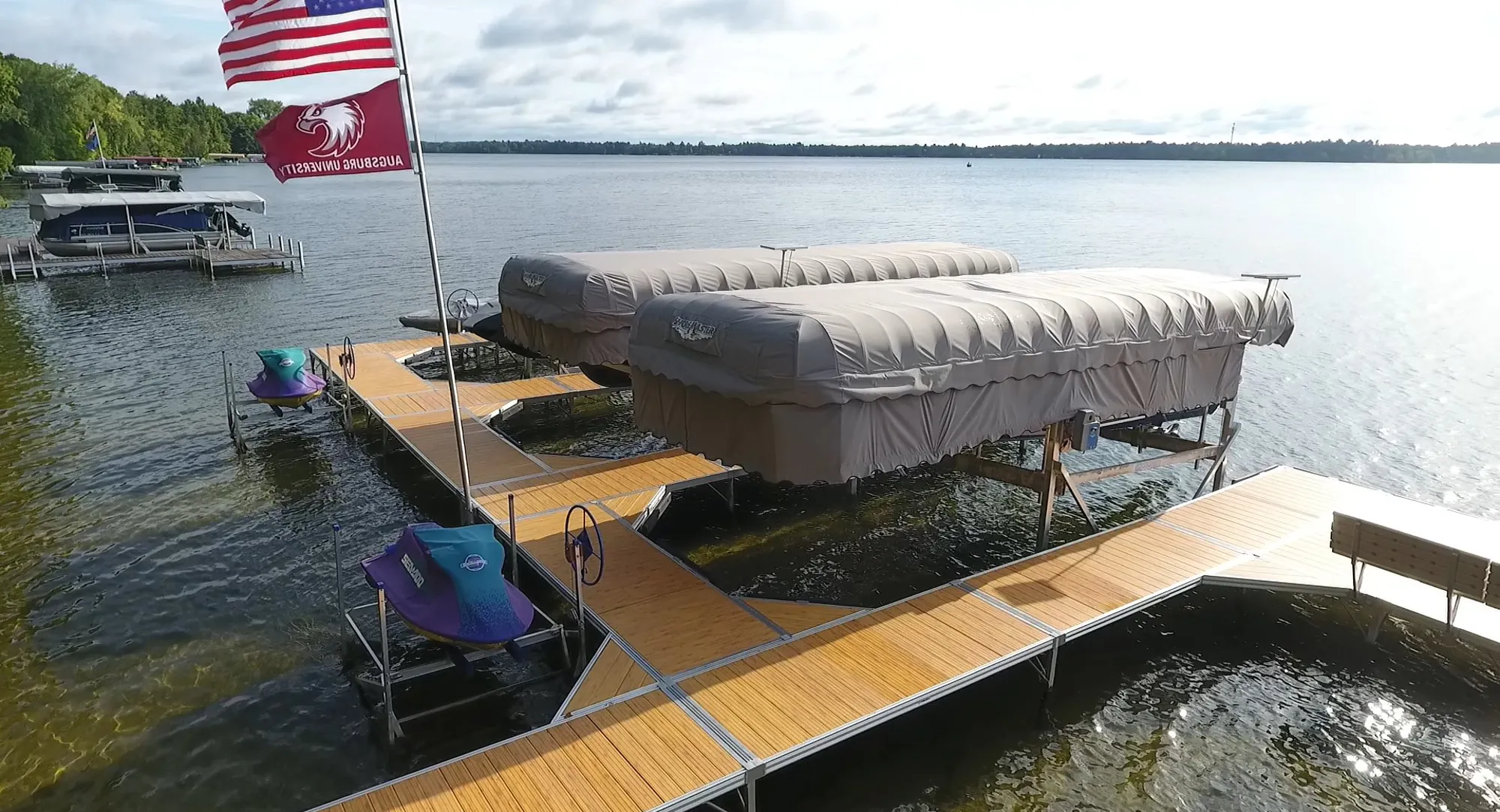 Traditional Boat Lift Canopy Frame | ShoreMaster Canopies