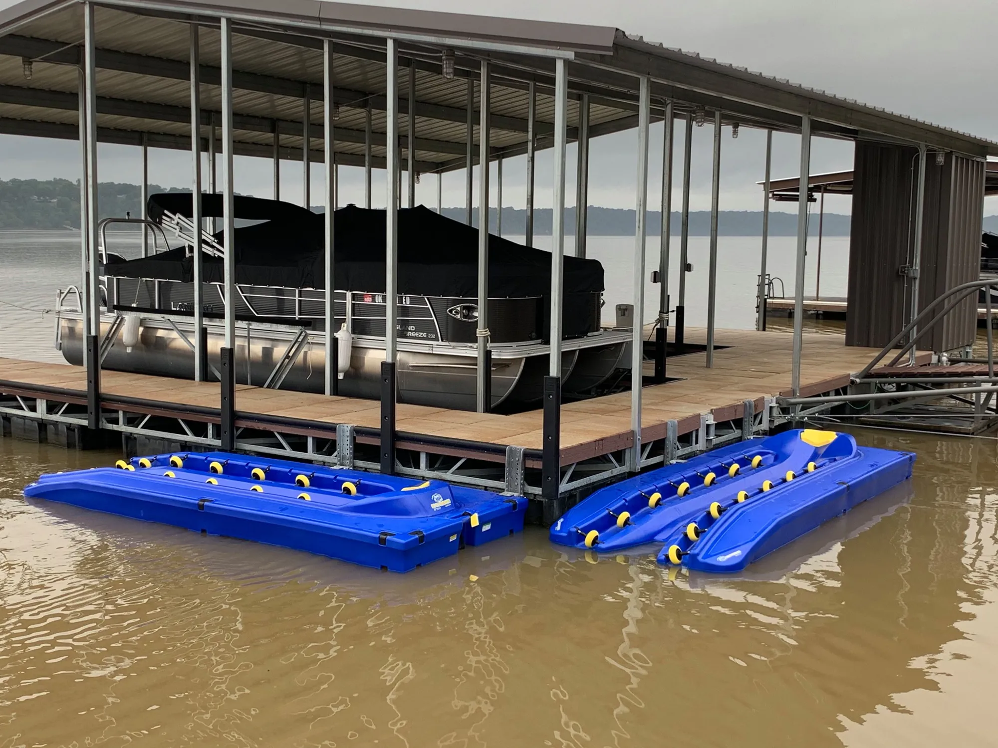 HydroPort Extreme | Foam-Filled Floating Jet Ski Dock | ShoreMaster